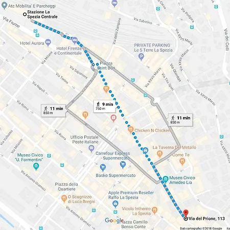 Prione 11 Appartamento La Spezia Cinqueterre Stazione Centro Apartamento *